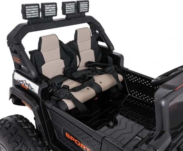 Comfortabele dubbele zitplaats met gordels