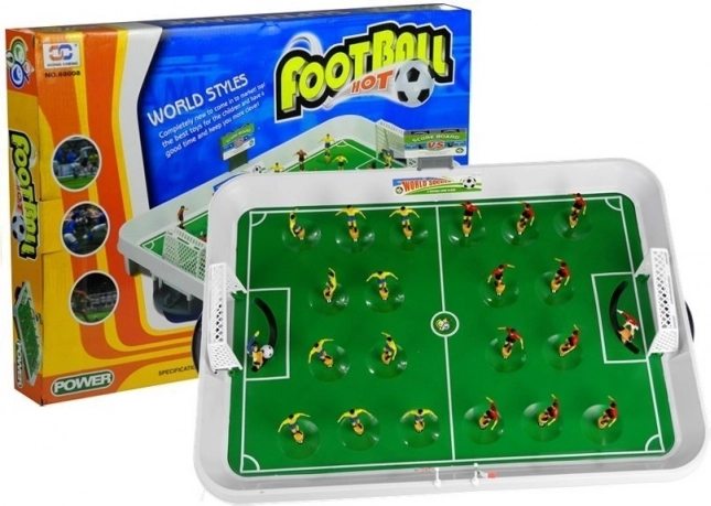 Tafelvoetbal met veermechanisme
