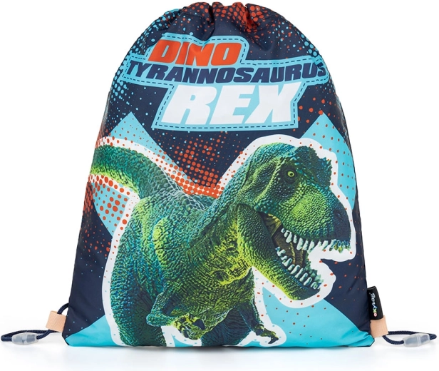 Complete dino-set: gymsack en etui in één design