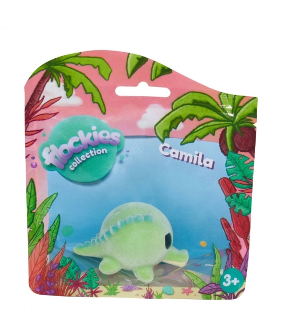 Groene pluchen krokodillenspeeltje Flockies