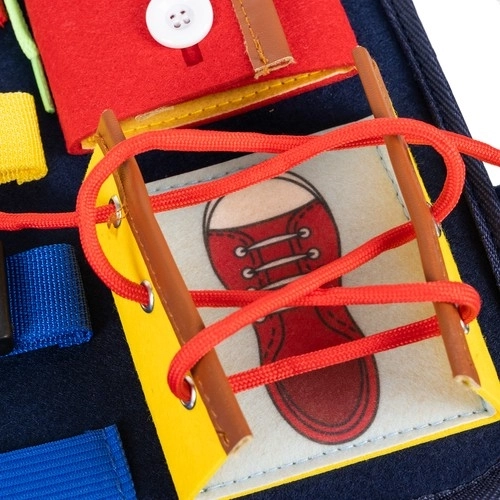 Sensorische manipulatieplaat - educatieve etui