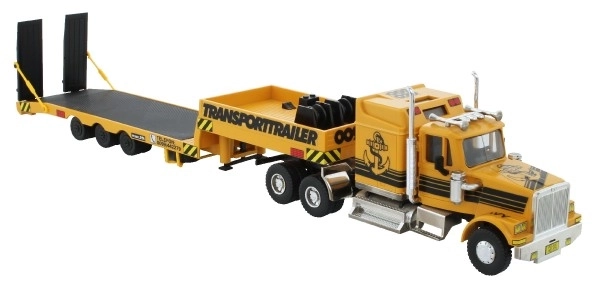Bouwset Monti System MS 46 Transporttrailer Western Star 1:48 in doos 32x20,5x7,5cm