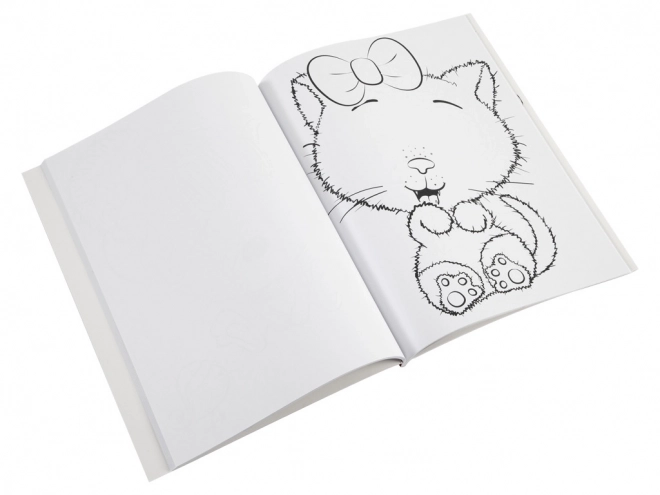 Kleurplaten met stickers