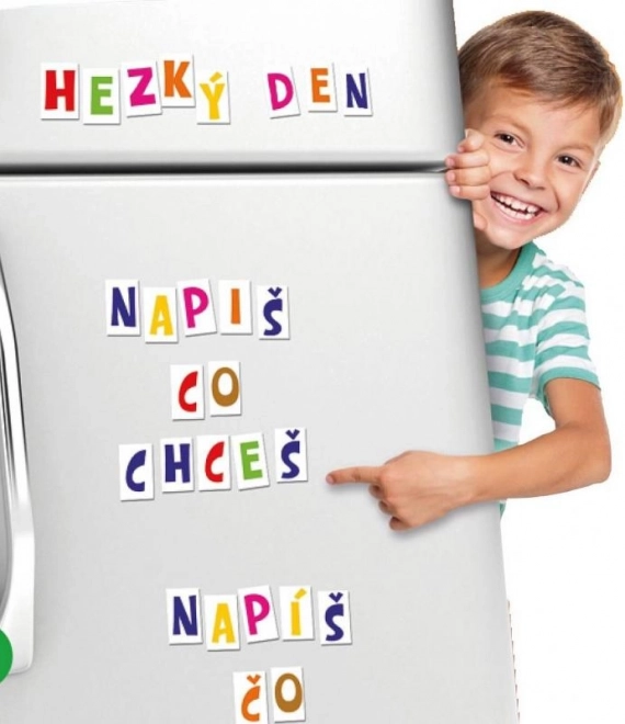 Magnetische letters voor de koelkast