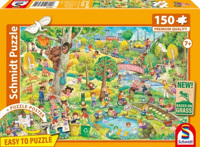Puzzle Šťastná planeet 150 stukken