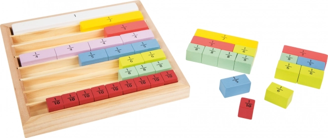 Small Foot Educatieve kleurrijke breukentabel