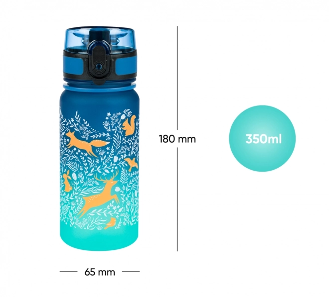 BAAGL Tritan-fles voor drinken Gradient Bos 350 ml