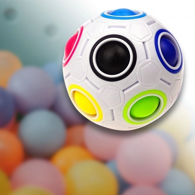 Puzzel - kleurrijke bal