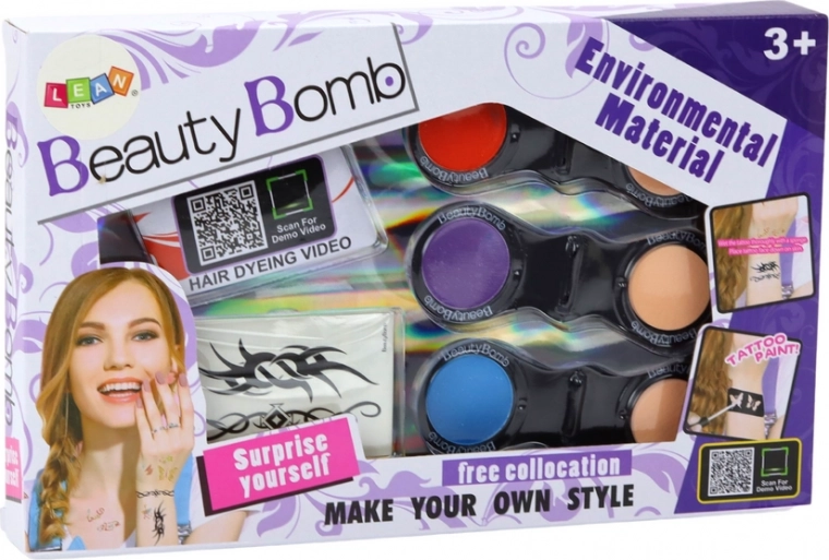 Gekleurde haarschaduwen