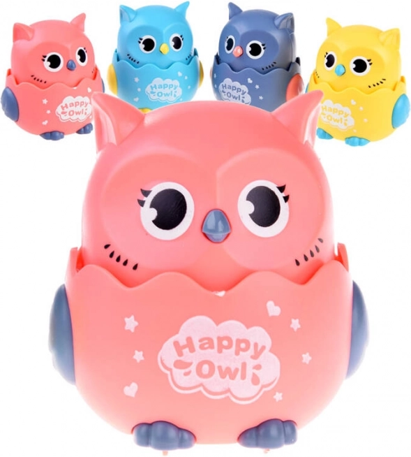 Schattig rijdend uiltje op wieltjes voor de allerkleinsten