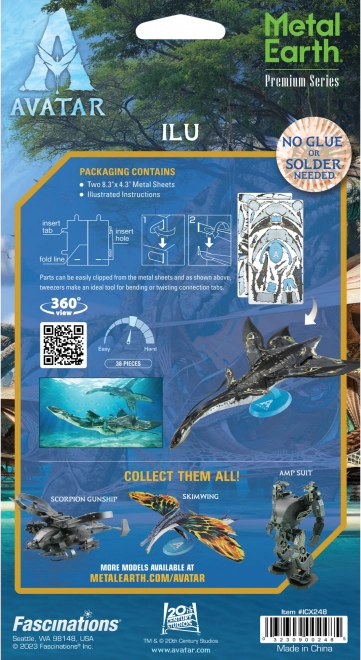 METAL EARTH 3D puzzel Premium Series: Avatar Ilu