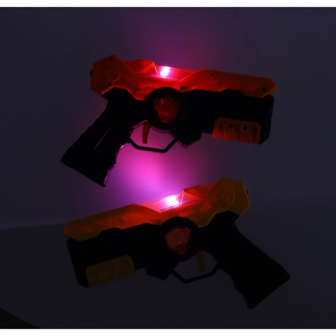 Laser paintball - set van twee pistolen en twee doelen