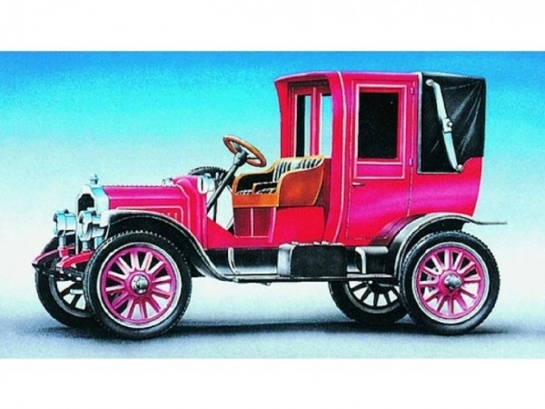 Model Packard Landaulet 1912 12,7x5,8cm in doos 25x14,5x4,5cm