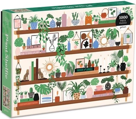 Galison puzzel Planken met planten 1000 stukjes