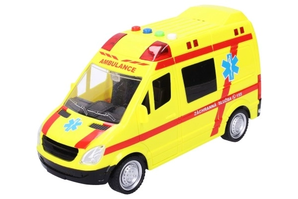Ambulance met effecten 22 cm