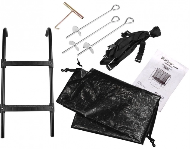 Complete set inclusief ladder, ankers en hoes