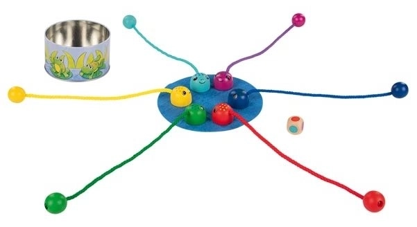 Mini spel in blik Vang de Kikker
