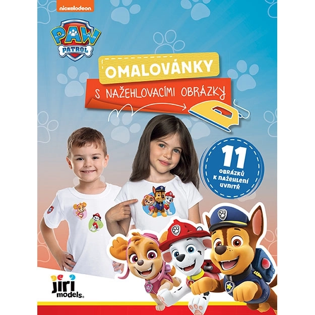 Kleurboek met strijkbare afbeeldingen PAW PATROL