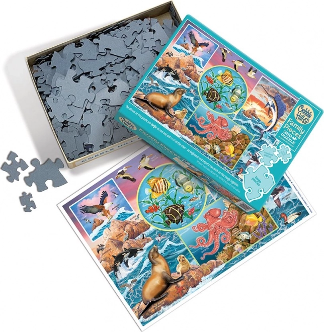 COBBLE HILL Familiepuzzel Oceaanmagie 350 stukjes