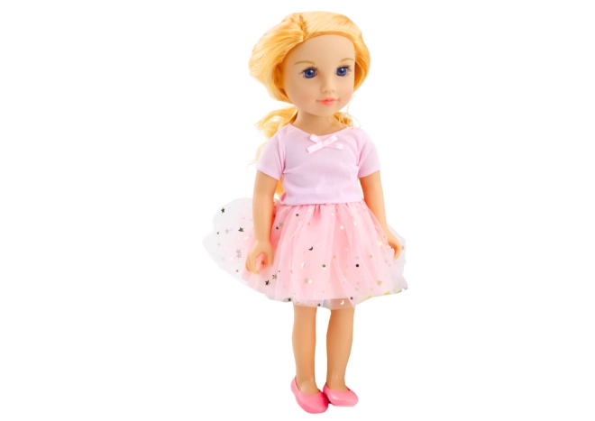 Roze jurk met tule rok