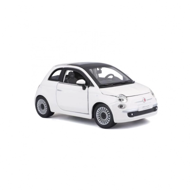 Bburago 1:24 Fiat 500 (2007) Wit