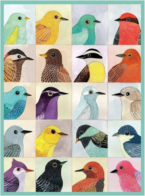 Puzzel Vogele vrienden 1000 stukjes van Galison
