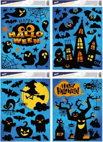 Halloween raamstickers