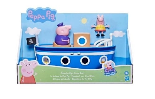 Peppa het Varkentje opa's stomerschip