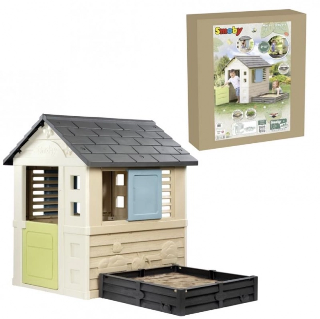 Tuinhuis Smoby met zandbak