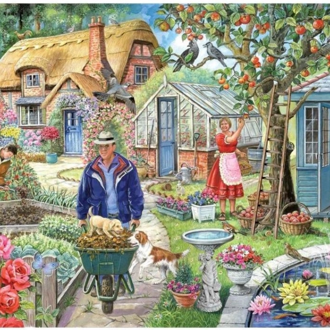 Puzzel In de tuin 1000 stukjes