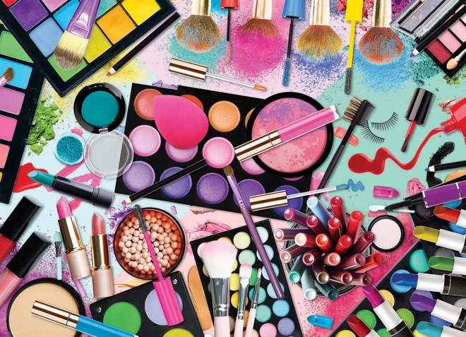 Puzzel Kleurenpalet: Make-up 1000 stukjes