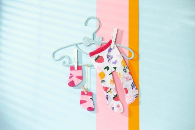 BABY born Panty's en sokken, 2 soorten, 43 cm