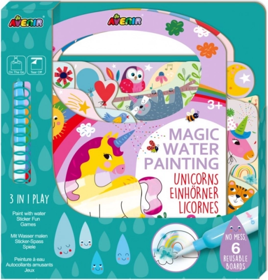 Magisch schilderen met water - Eenhoorns