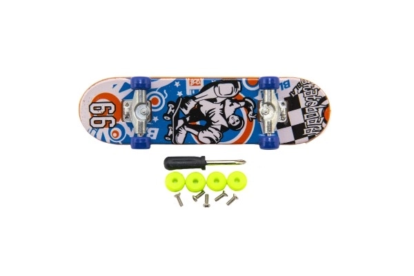 Schroevendraaier vinger skatebord met accessoires - 9 cm