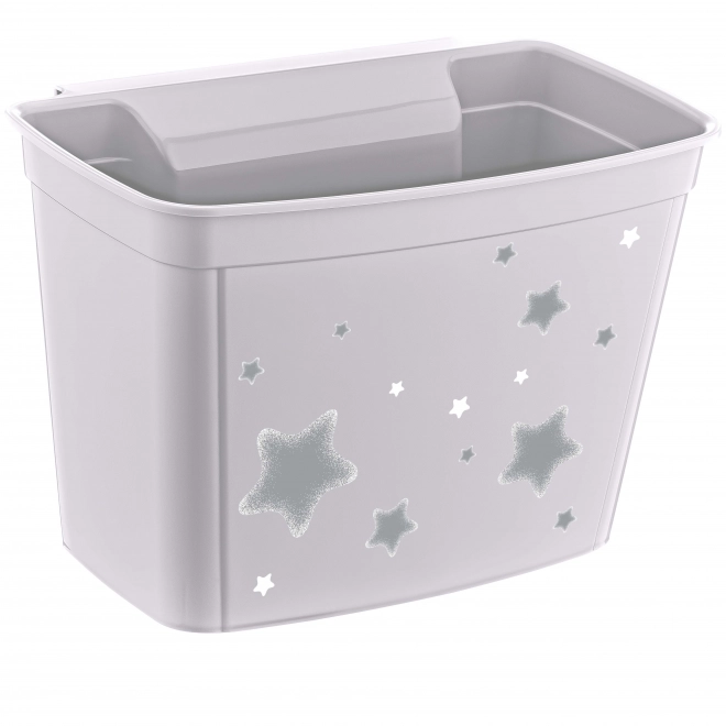 Universele hangbox voor verschoontafel "Sterren", Wit