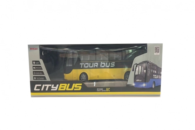 RC bus met afstandsbediening blauw