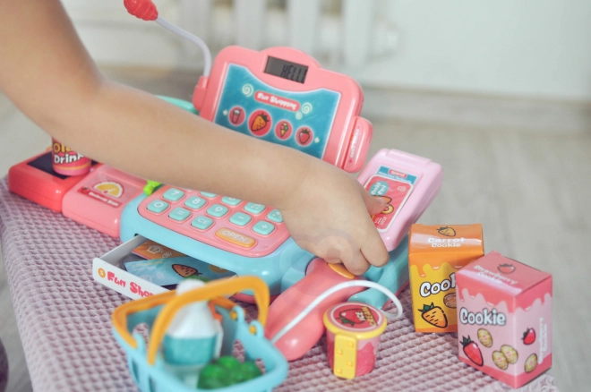 Kinderkassa Woopie met scanner en accessoires