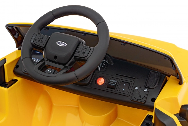 Kinder elektrische auto Ford Ranger Lift Geel