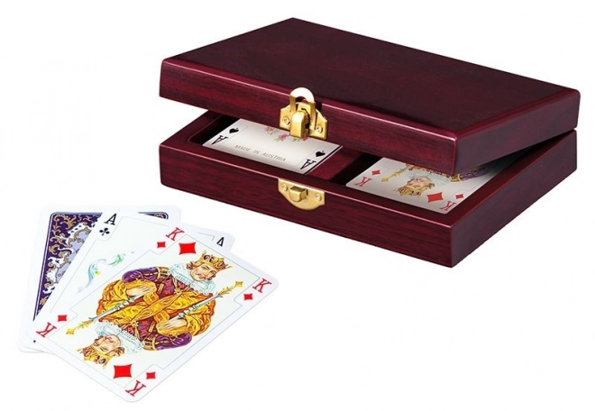 Luxe houten doos voor kaarten