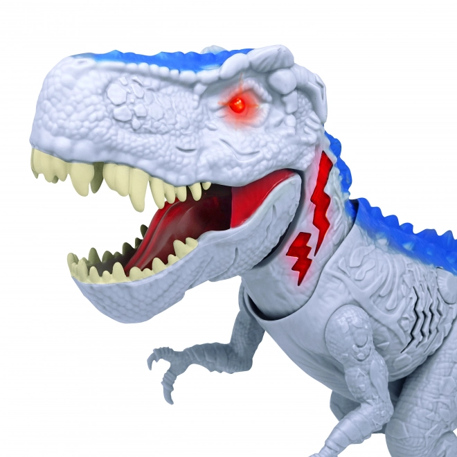 Dino wandelend met lichteffecten en geluidseffecten 55cm