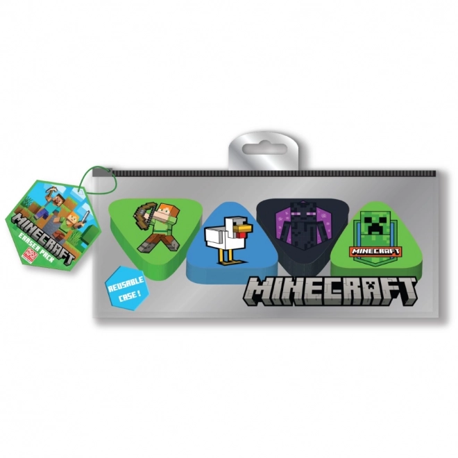 Set van gummen Minecraft