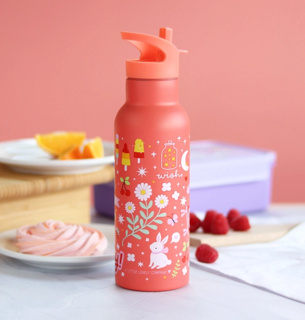 A Little Lovely Company RVS waterfles 500 ml