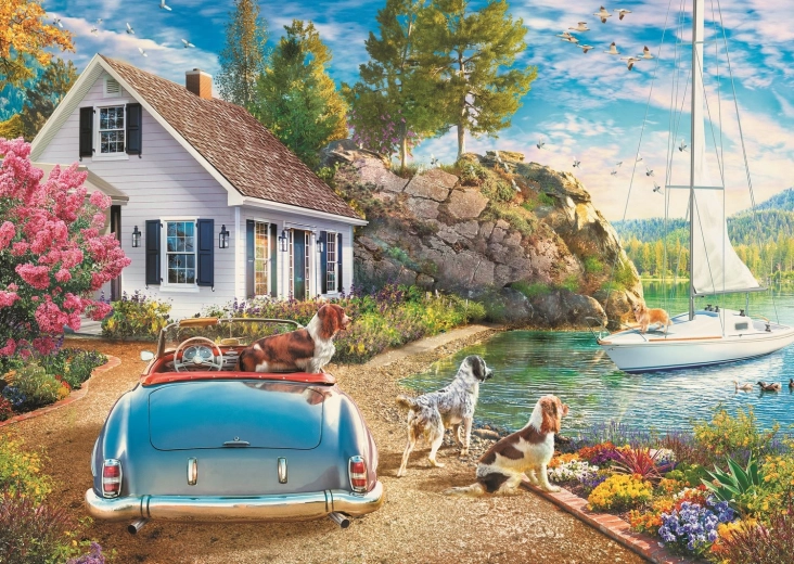 Puzzel 2000 stukjes Zomerhaven