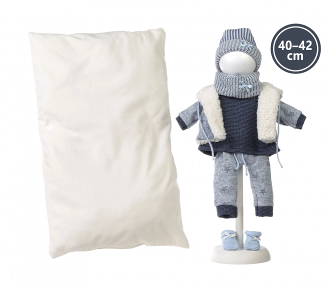 Llorens M738-81 kleding voor pop baby NEW BORN maat 40-42 cm