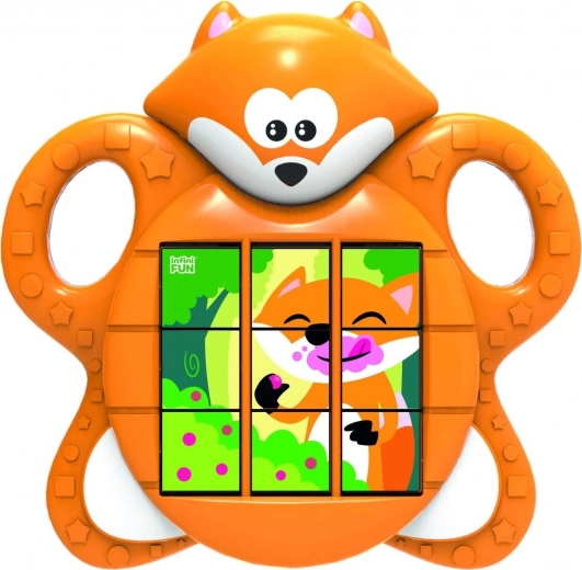Interactieve vossenpuzzel voor kinderen met melodieën en geluiden