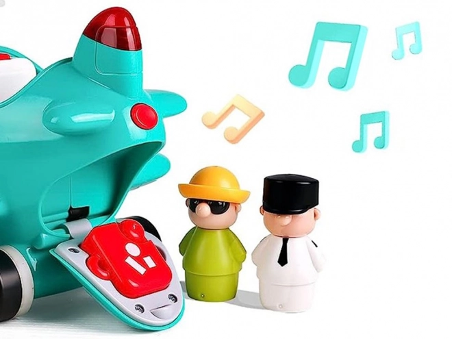 Interactief vliegtuig met piloot