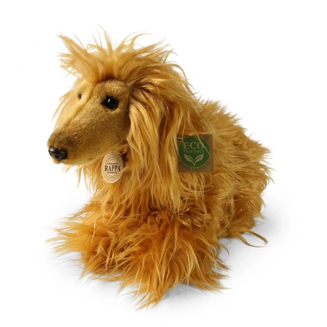 Pluche Afghaanse windhond 32 cm voor milieuvrienden