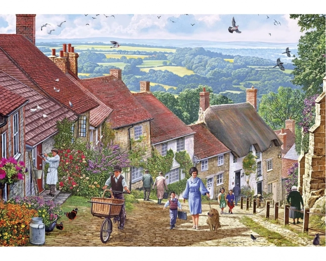 GIBSONS Puzzel Gold Hill, Engeland 1000 stukjes