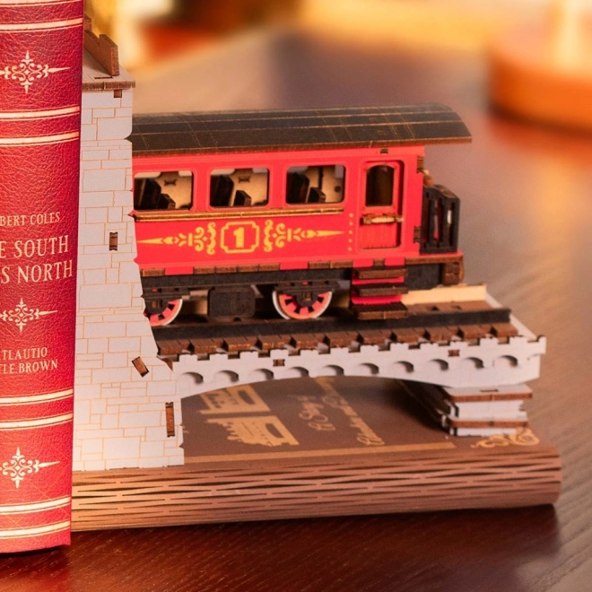 3D puzzel boekensteun Historische stoomtrein