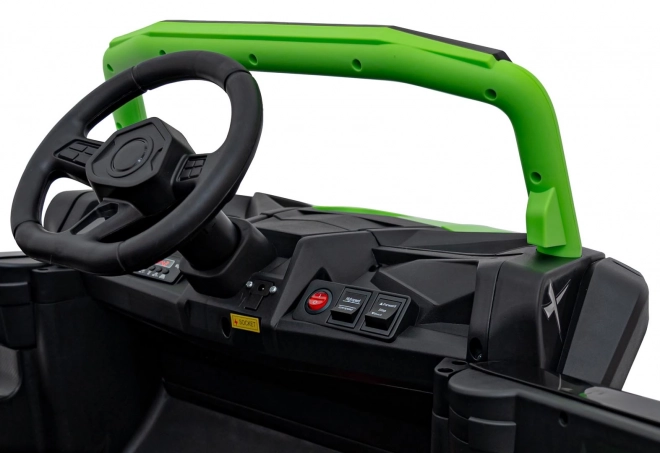 Elektrische kinderauto Buggy UTV 2000M Racing Groen